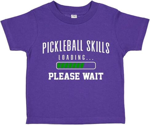 Pickleball Baby Bodysuit One Piece Or Toddler T-Shirt Pickleball Skills Loading Please Wait in Saudi Arabia
