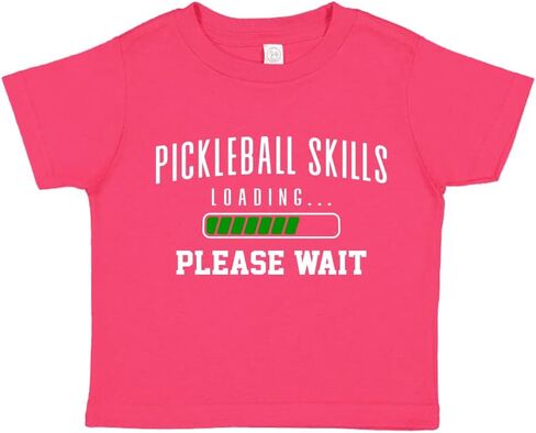 Pickleball Baby Bodysuit One Piece Or Toddler T-Shirt Pickleball Skills Loading Please Wait in Saudi Arabia