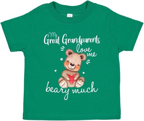 Loved by My Great Grandparents Beary Much Baby Bodysuit One Piece Or Toddler T-Shirt in Saudi Arabia