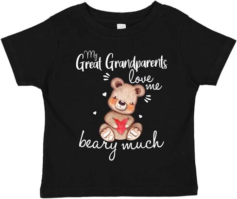 Loved by My Great Grandparents Beary Much Baby Bodysuit One Piece Or Toddler T-Shirt in Saudi Arabia