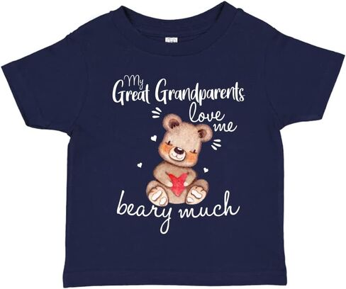 Loved by My Great Grandparents Beary Much Baby Bodysuit One Piece Or Toddler T-Shirt in Saudi Arabia