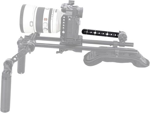 NICEYRIG Rosette Mount Extension Rail، الإفراج السريع المضادة للإيقاف الناتو السكك الحديدية لتركيب EVF، الذراع السحري، حامل الهاتف - 635 in Kuwait