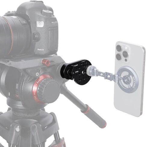 حامل جانبي من NICEYRIG مناسب لـ Manfrotto MVH502AH / MVH504XAH / MVH608AH / MVH612AH / 509HD / 501HD، لوحة تمديد تثبيت روزيت نوع 36 ترس M6 لبطارية Vmount، ضوء LED in Kuwait