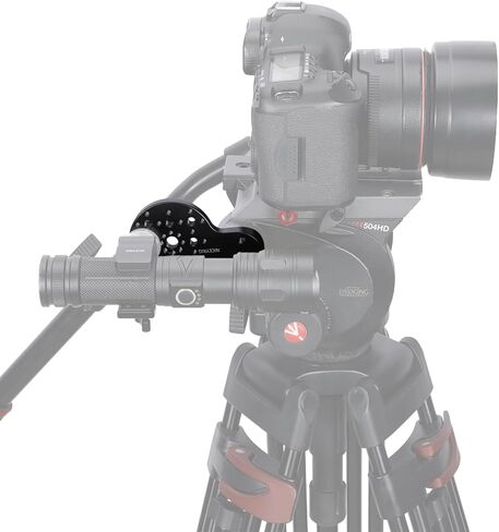 حامل جانبي من NICEYRIG مناسب لـ Manfrotto MVH502AH / MVH504XAH / MVH608AH / MVH612AH / 509HD / 501HD، لوحة تمديد تثبيت روزيت نوع 36 ترس M6 لبطارية Vmount، ضوء LED in Kuwait