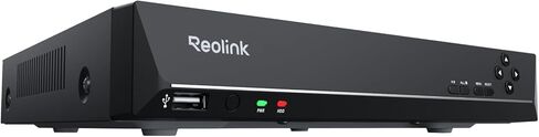 مسجل فيديو شبكة REOLINK 8CH لنظام كاميرا الأمان المنزلي، تسجيل 24/7 (القرص الصلب غير متضمن)، يعمل فقط مع كاميرا 16MP/12MP/4K/8MP/5MP/4MP REOLINK PoE IP، RLN8-410 in Kuwait