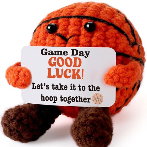 Motivational Gifts for Men Son, Handmade Crochet Basketball Decor, Inspirational Encouragement Presents for Friends Coworker Teenage, You're A Slam Dunk New Job Graduation Gift for Him in Saudi Arabia
