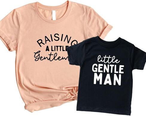 Matching Son and Mom Outfits, Raising Gentlemen Mommy and Me Shirts Boy, Raising Boys, Boy Mama Shirt, Shirts for Boy mom, All boy mom, Raising Little Boys, Mothers Day Gifts. Little Gentleman in Kuwait