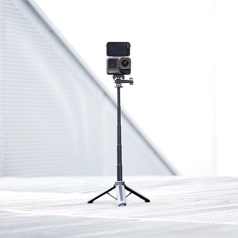 كاميرا MAXCAM الرياضية لـ DJI Osmo Action 6/5/4، Insta360 AcePro 2/1، عمود تمديد صغير لصور السيلفي، حامل ثلاثي محمول، ملحقات حامل سطح المكتب in Kuwait