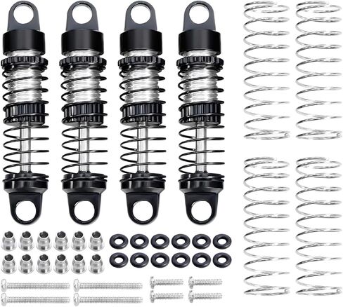 Aluminum 27mm Oil Shocks Absorber for 1/30 Axial SCX30 Ford Bronco JEEP WRANGLER JLU RC Crawlers Upgrade Part in Saudi Arabia