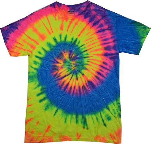 Tie Dye T-Shirts, Toddler Lagoon, 100% Pre-Shrunk Cotton, Toddler Sizes, Short Sleeve in Kuwait