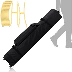 Abbylike 62 x 9 Inch Balloon Arch Frame Storage Bag with Wheels Balloon Kit Travel Bag for Transport and Storage Wedding Arch Stand Backdrop Frame Organizer for Ceremony Bridal Shower Birthday Decor in Kuwait