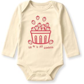 Take Me To Pick Strawberries Baby Bodysuit, Toddler, Kids T-Shirt - Natural Cotton Shirt for Children in Kuwait