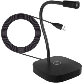 Computer Voice Microphone Conference Live Microphone with Mute PressButton Plug and Play in Kuwait
