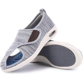 Elitechoice Diabetic Shoes for Women, Women's Wide Width Elderly Shoes, Adjustable Closure Lightweight Breathable, Swollen Feet Walking Edema Sneakers in Saudi Arabia