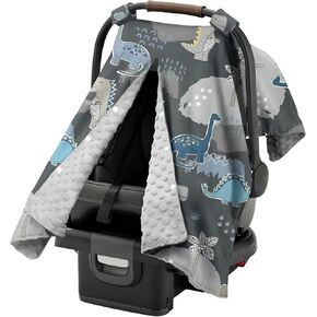 Car Seat Cover Baby,Dinosaur Minky Infant Car Seat Covers 30"x40" in Saudi Arabia
