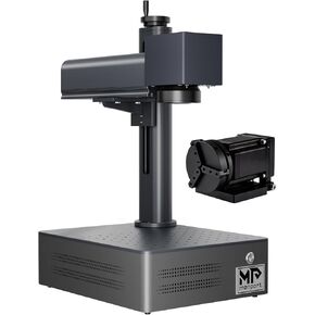 Monport 5mW JPT & MOPA Fiber Laser Engraver with 3D & Deep Engraving,6.9"x6.9" Work Area 10,000mm/s Laser Marking Machine for Metal Color Marking BSLcad Included for Jewelry, Metal, Leather, Dog Tags in Saudi Arabia