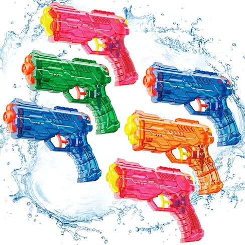 Water Squirt Guns Toys for Kids: Leakproof Super Water Gun for Boys Girls Adults - Small Outdoor Water Gun Toy for Pool Beach Swimming Summer Games Yard Party (2 Pack) in Kuwait