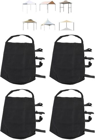 AMONIDA Tent Sand Bags Durable Heavy Duty Holds 35lbs Windproof for Outdoor Sunshade 4 Pcs Canopy Weights for Camping Events in Kuwait