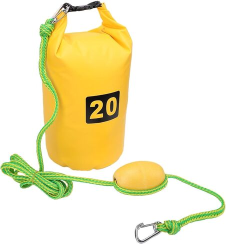AMONIDA 20L Heavy Duty Sand Bag with Buoy 2 in 1 PWC Sandbag for Motorboats Kayak Boat Watercraft, Plastic Material in Kuwait