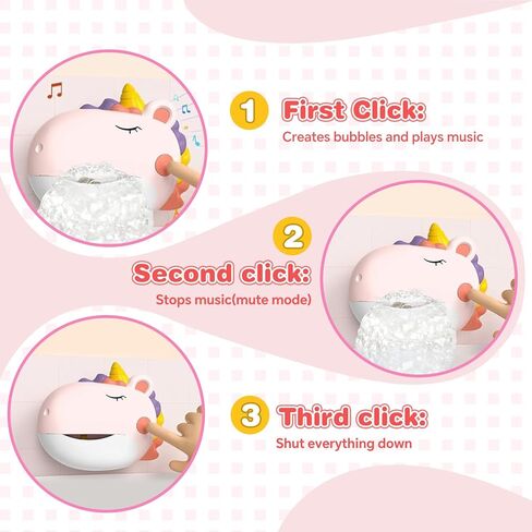 Bath Toys, Bath Bubble Machine Toddler Bath Toys for Kids Ages 1-3 4-8, Interactive Bathtub Shower Water Toys Bubble Maker with Music Christmas Birthday Gifts for Boys Girls in Saudi Arabia
