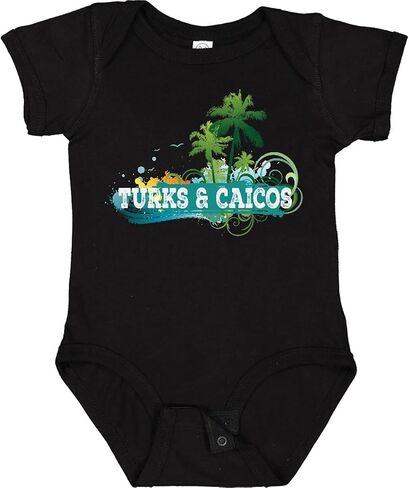 inktastic Turks and Caicos Islands Baby Bodysuit in Kuwait