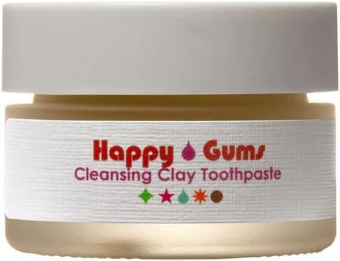 Living Libations - Organic Happy Gums Cleansing Clay Toothpaste | Natural, Wildcrafted, Vegan Clean Beauty (0.5 fl oz | 15 mL) in Saudi Arabia