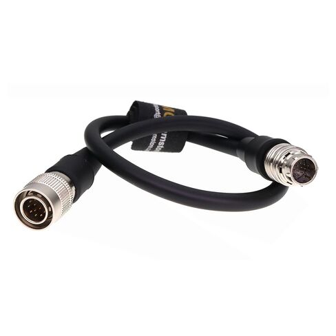 Hirose 20 Pin Male to Hirose 12Pin Male Cabrio Zoom Lens Control Power Cable for Fujinon XK/ZK to Pan-asonic VariCam A-RRI Amira Camera, 30cm in Kuwait