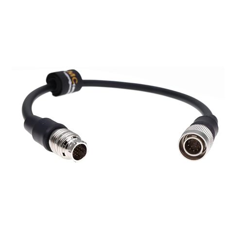 Hirose 20 Pin Male to Hirose 12Pin Male Cabrio Zoom Lens Control Cable Power Cable for Fujinon XK/ZK إلى Pan-asonic VariCam A-RRI Amira Camera، 30 سم in Kuwait