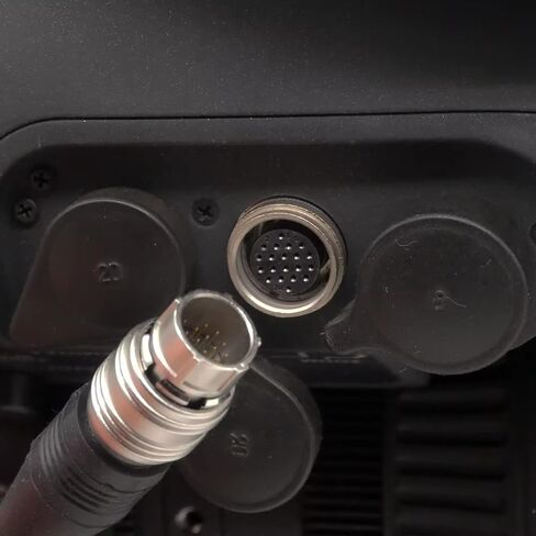 Hirose 20 Pin Male to Hirose 12Pin Male Cabrio Zoom Lens Control Cable Power Cable for Fujinon XK/ZK إلى Pan-asonic VariCam A-RRI Amira Camera، 30 سم in Kuwait