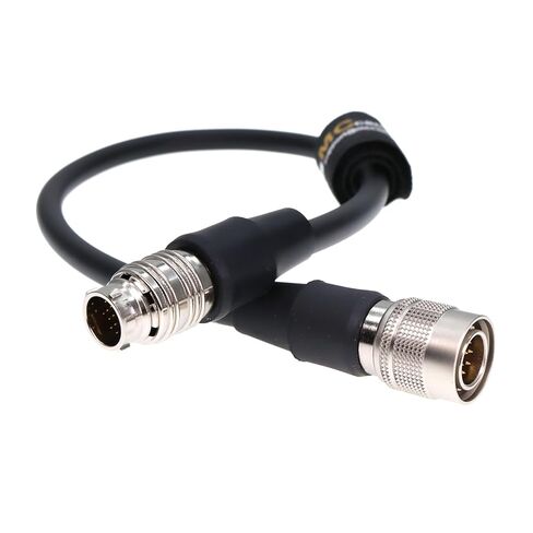 Hirose 20 Pin Male to Hirose 12Pin Male Cabrio Zoom Lens Control Cable Power Cable for Fujinon XK/ZK إلى Pan-asonic VariCam A-RRI Amira Camera، 30 سم in Kuwait