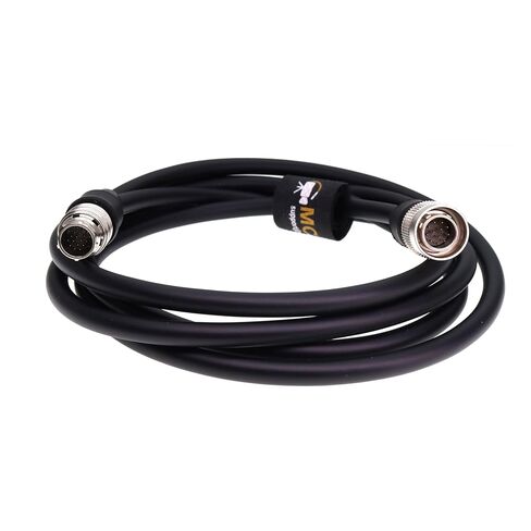 Hirose 20 Pin Male to Hirose 12Pin Male Cabrio Zoom Lens Control Cable Power Cable for Fujinon XK/ZK إلى Pan-asonic VariCam A-RRI Amira Camera، 30 سم in Kuwait