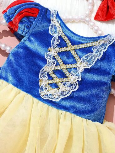 Ylsteed Newborn Photography Outfits Girls Newborn Photography Props Baby Girls Lace Romper with Tulle Skirt Infant Photo shoot Outfits Photo Props in Kuwait