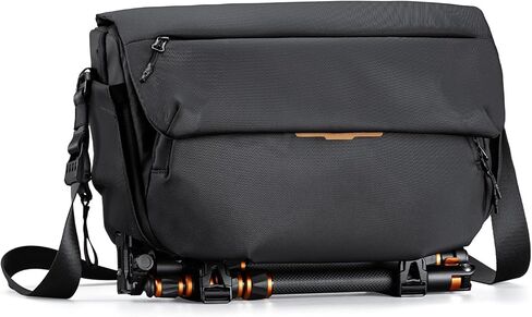 K&F CONCEPT Camera Sling Bag, 15L Camera Bags for photographers for DSLR/SLR/Mirrorless, Water Resistant Camera Crossbody Bag with 13" Laptop Compartment,Camera Shoulder Bag for Travel, Black in Saudi Arabia