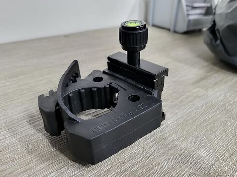 Universal Tripod Storage Band with Arca Swiss Clamp - Aluminum Quick Release Mount for Camera Plates Accessories - Fits Tripod Legs Roll Bars 1.25-2 Inch - Designed and Assembled in USA in Kuwait