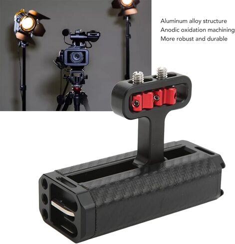 Yunseity Camera Side Handle Camera Side Grip Aluminum Alloy Handgrip with Cold Shoe Mount & 1/4in Screws for DSLR Mirrorless Cage Accessories in Kuwait