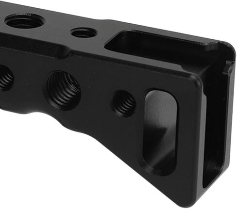 FILFEEL Universal Camera Top Handle, Ergonomic Aluminum Alloy Grip with /4 Inch & 3/8 Inch Threads and Cold Shoe Ports for Various DSLRs in Kuwait