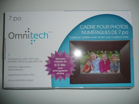 إطار صور رقمي Omnitech 7 بذاكرة مدمجة سعة 512 ميجابايت in Kuwait