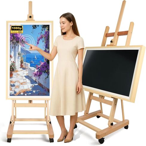 إطار صورة رقمي مقاس 43 بوصة، شاشة لمس LCD كبيرة، مشغل إعلانات IPS، شاشة ذكية عالية الدقة، لوحة إطارية لعرض الصور، لافتات فيديو WiFi لمطعم المعرض in Kuwait