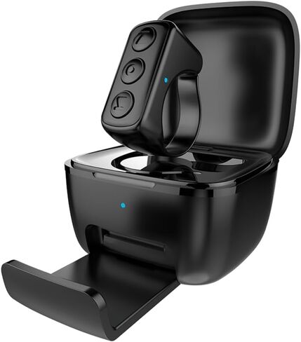 Penstar Remote Control Page Turner, Scrolling Ring Remote with Charging Case & Phone Stand, Bluetooth Page Turner, Camera Remote, Selfie Clicker, Hands-Free Video Scrolling Controller in Kuwait