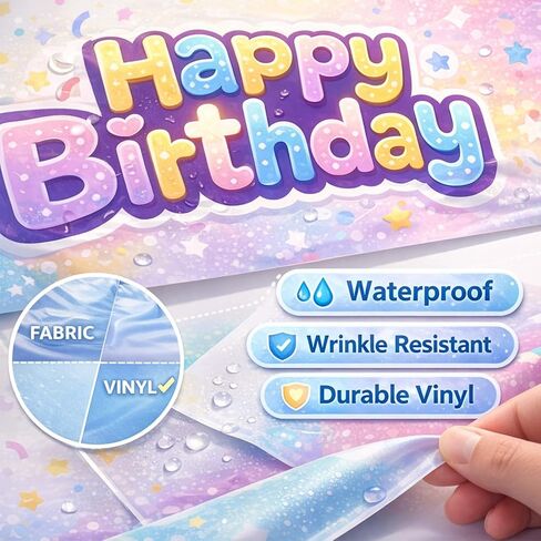 Demon Cute Hunter Birthday Party Backdrop Banner, 5.25 x 3.44 ft Vinyl Background for Kids & Teen Birthday, Cute Cartoon Idol Theme Photo Booth Decoration in Kuwait