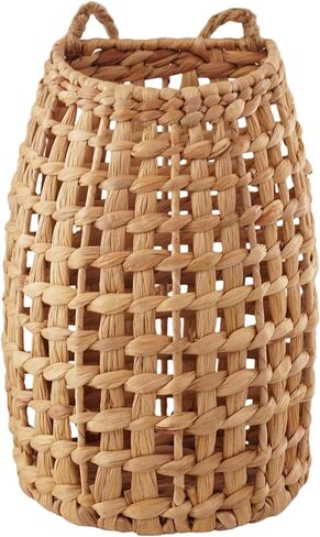 Woven Wicker Hanging Basket Door Hanging Basket Wall Decorations for Home Garden Farmhouse (original) in Saudi Arabia