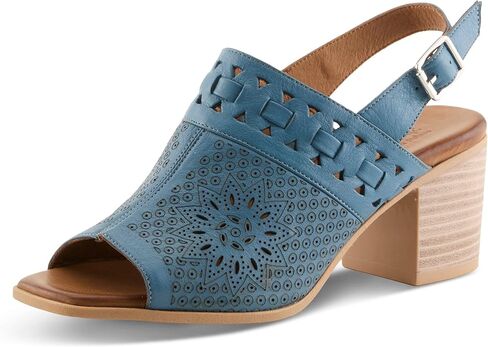 صندل Spring Step Sunela النسائي بحزام خلفي بتصميم مقطوع بالليزر ومريح in Kuwait