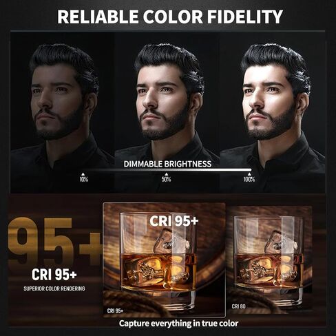 طقم إضاءة فيديو LED من Godox 2Pack SL60W Studio للتصوير الفوتوغرافي، مجموعة إضاءة مستمرة 60 وات، ضوء فلاش مثبت على بوينز 5600K مع صندوق ناعم، جهاز تحكم عن بعد، حامل لتسجيل الفيديو، تصوير صورة المنتج in Kuwait