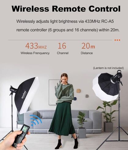 طقم إضاءة فيديو LED من Godox 2Pack SL60W Studio للتصوير الفوتوغرافي، مجموعة إضاءة مستمرة 60 وات، ضوء فلاش مثبت على بوينز 5600K مع صندوق ناعم، جهاز تحكم عن بعد، حامل لتسجيل الفيديو، تصوير صورة المنتج in Kuwait