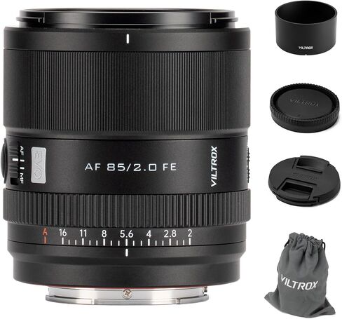 عدسة VILTROX AF 85 مم F2.0 EVO Z لنيكون Z-Mount، AF 85 مم f/2 Z، عدسة زاوية واسعة رئيسية متوافقة مع كاميرات Nikon Z Mount Zfc Z50 Z5 Z6 Z7 Z8 Z9 Z7 Mark II (لكاميرات Nikon Z) in Kuwait