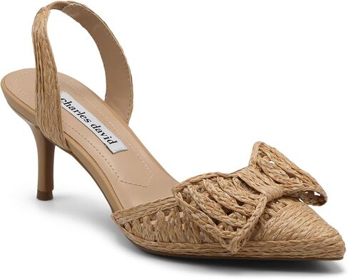 Charles David Agora Women's Slingback Woven Dress Heels in Saudi Arabia