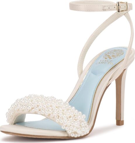 Vince Camuto Women's Arleem Beaded Band Ankle Strap High Heel Sandal in Kuwait