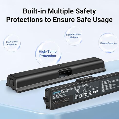LK-72 High-Capacity Replacement Battery Pack, Compatible with Canon PIXMA TR160 and TR150 Mobile Printers in Kuwait