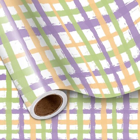 LeZakaa Flamingo Wrapping Paper Roll, Pink Flamingo Design Gift Wrap for Girls Birthday Summer Party and Tropical Gifts, Mini Roll 17 in x 9.8 Ft in Saudi Arabia