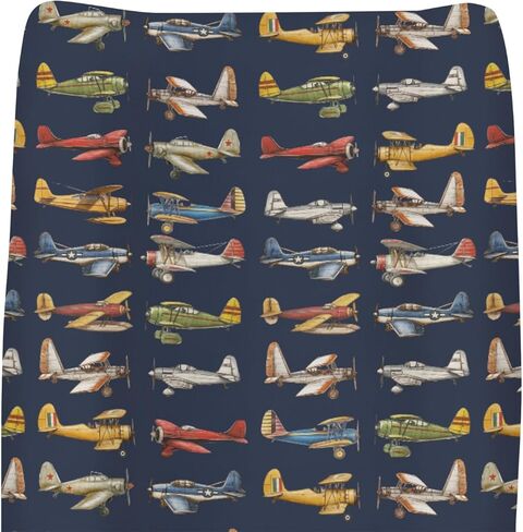 Neutral Blue Hot Air Balloons Baby Changing Pad Covers for Boy Girl Pastel Balloons Moon Stars Clouds Fitted Changing Table Cover Mats Boho Sky Soft Diaper Changing Table Sheets 32''×16'' in Kuwait
